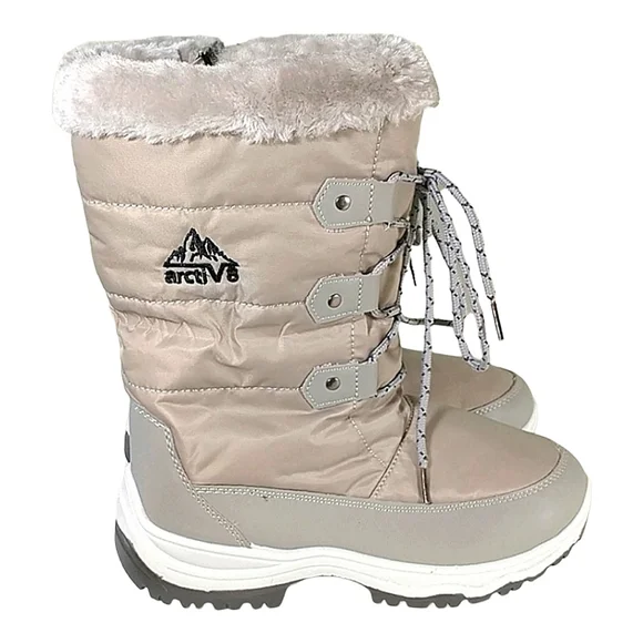 ARCTIV8 Waterproof Boots Boys And Girls Mesh Lace Shoes Fashion Mesh Lace Boots Non  main image 2